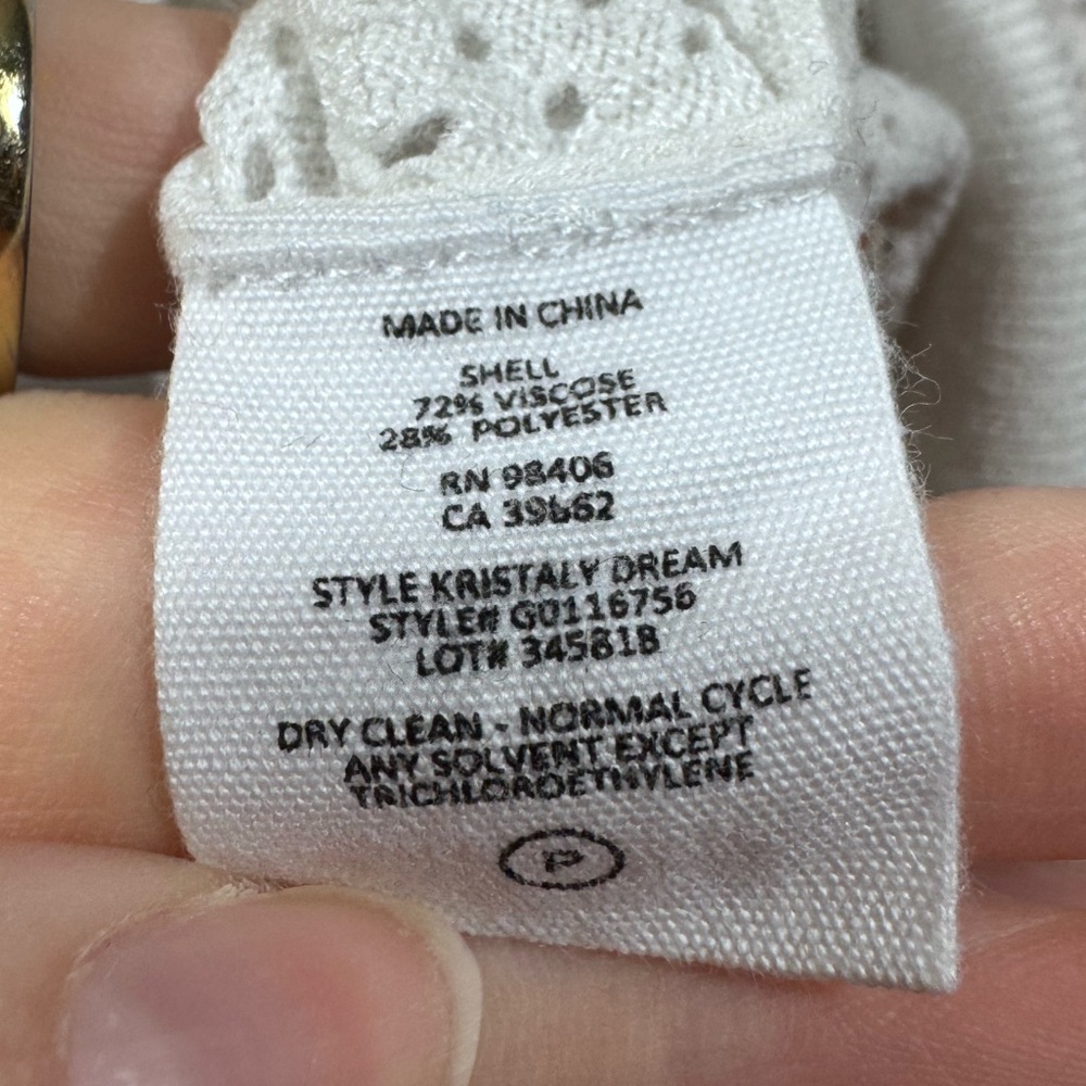 Theory White Kristaly Dream Open Knit Sweater - Picture 4 of 4